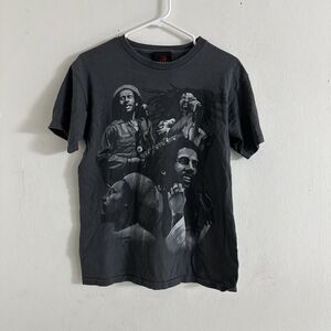 Authentic Zion Rootswear Bob Marley Graphic Shirt Size S